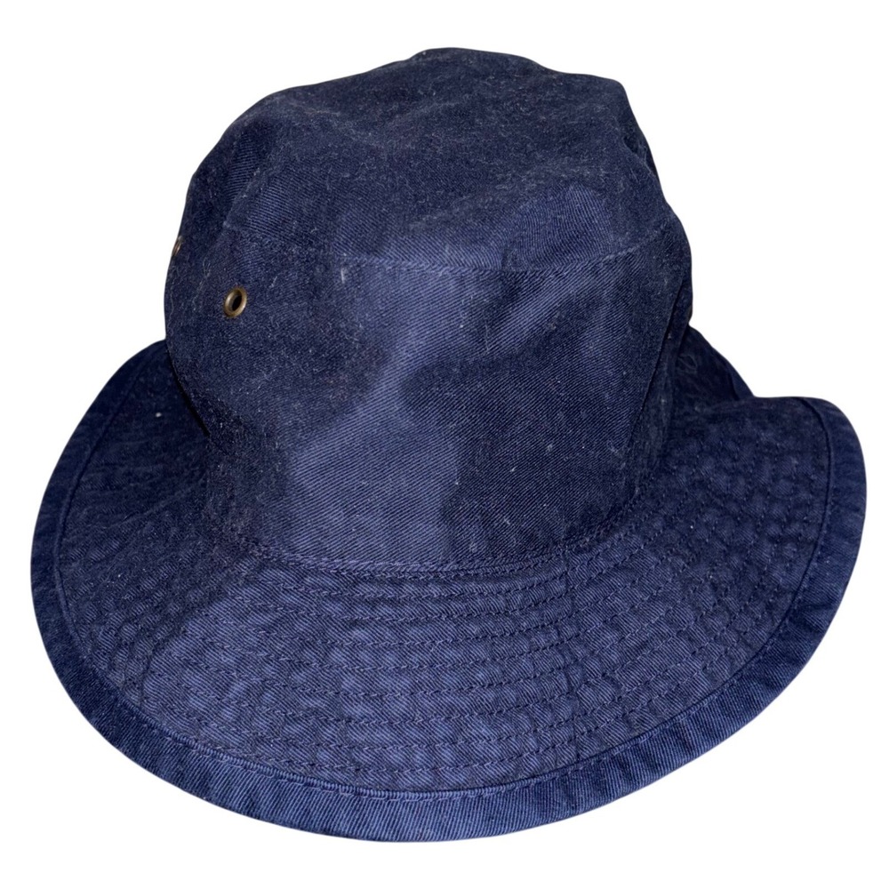 Vintage | Cutter & Buck | Navy Blue Cotton Bucket Hat‎ | Mens Medium Made in USA